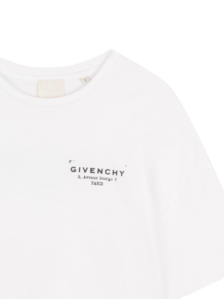 T-shirt bianco per bambina H31224 10P Givenchy Kids 