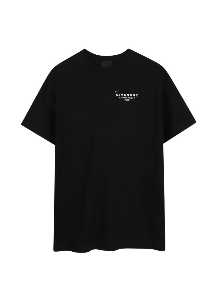 T-shirt nero per bambino H31225 09B Givenchy Kids 