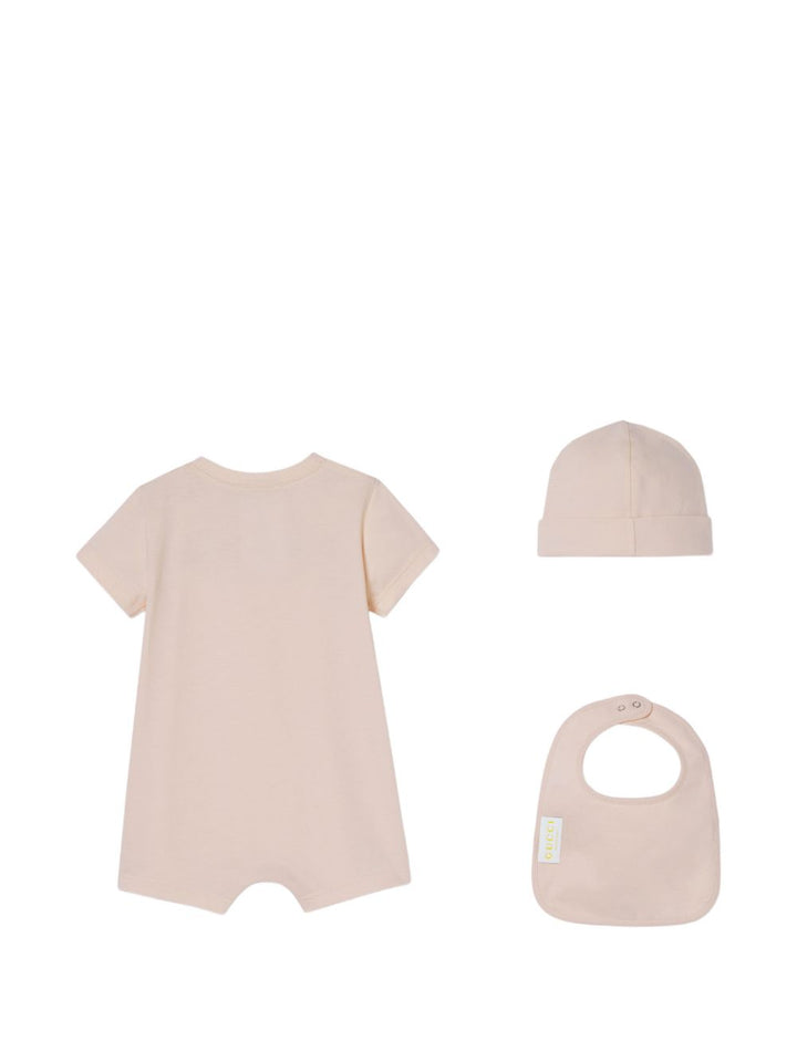 Tutina beige per neoanto 548249XJHIE 6341 Gucci Kids 