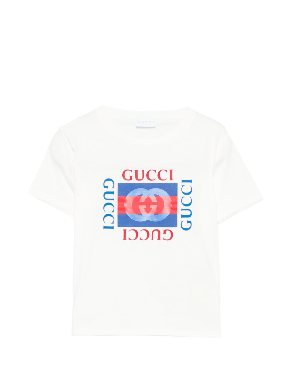 T-shirt bianca per bambino 575114XJHO8 9214 Gucci Kids 
