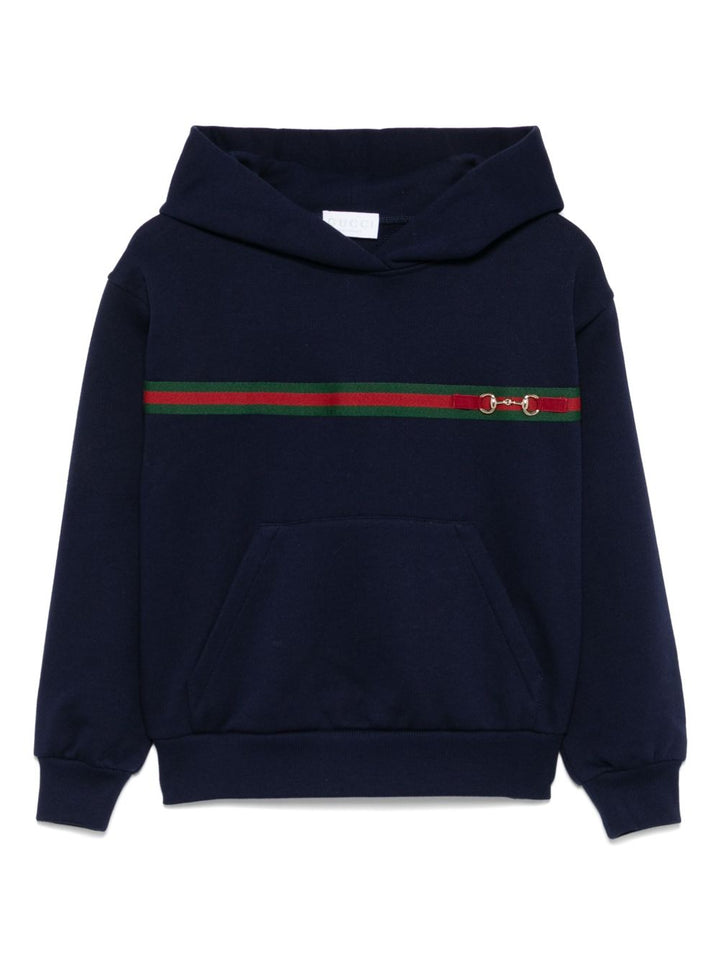 Felpa blu navy per bambino 787341XJHID 4780 Gucci Kids 