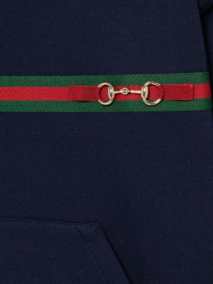 Felpa blu navy per bambino 787341XJHID 4780 Gucci Kids 