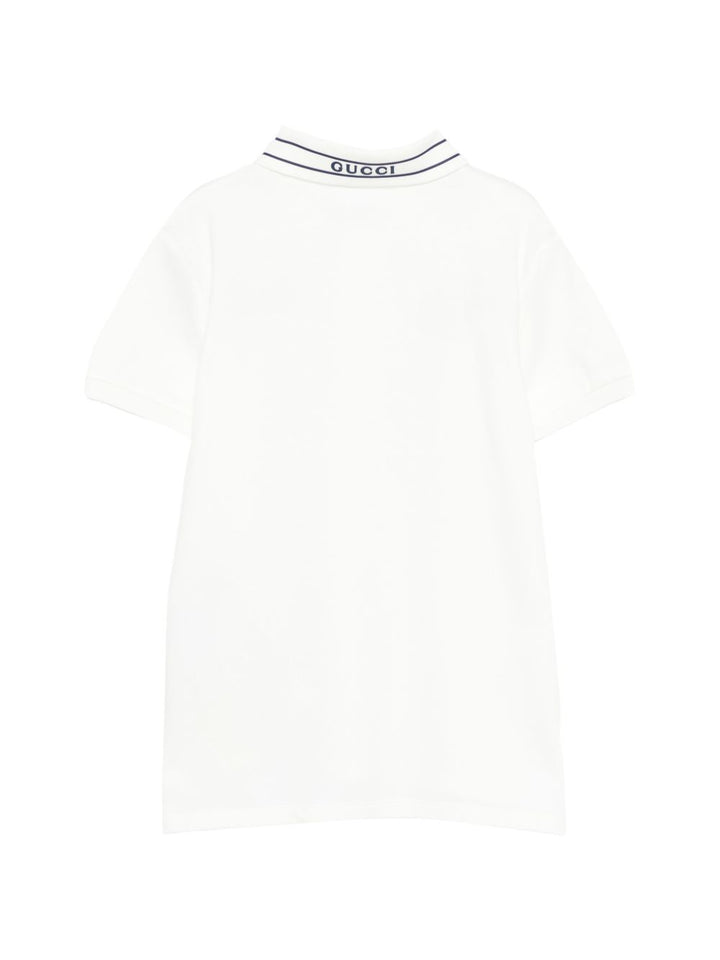 T-shirt bianco per bambino 805405XJHNL 9024 Gucci Kids 