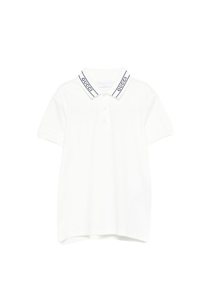 T-shirt bianco per bambino 805405XJHNL 9024 Gucci Kids 