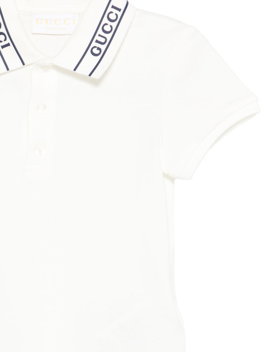 Polo beige per neonato 805415XJHNL 9024 Gucci Kids 