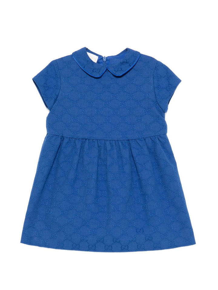 Abito blu per neonata 849533ZASYD 4282 Gucci Kids 