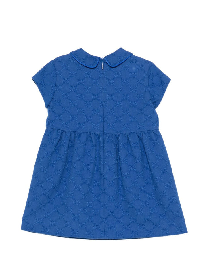 Abito blu per neonata 849533ZASYD 4282 Gucci Kids 