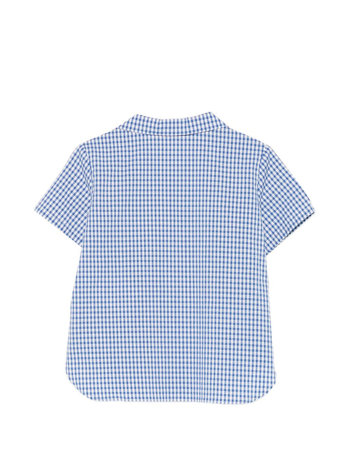 Camicia blu per neonato 851882XWA8D 4421 Gucci Kids 