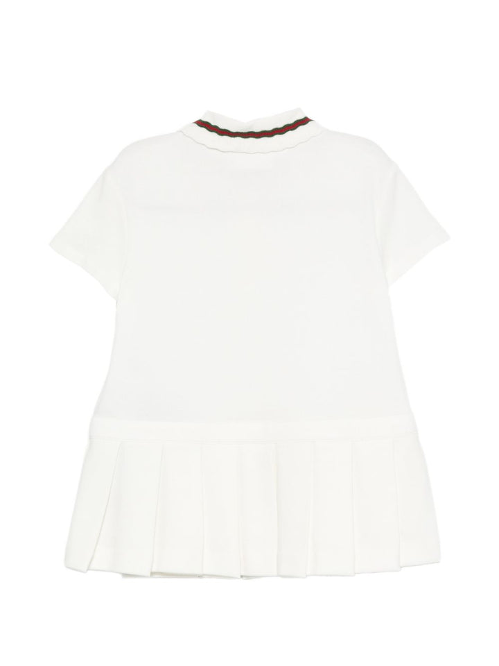 Abito bianco per neonata 852838XJHRS 9024 Gucci Kids 