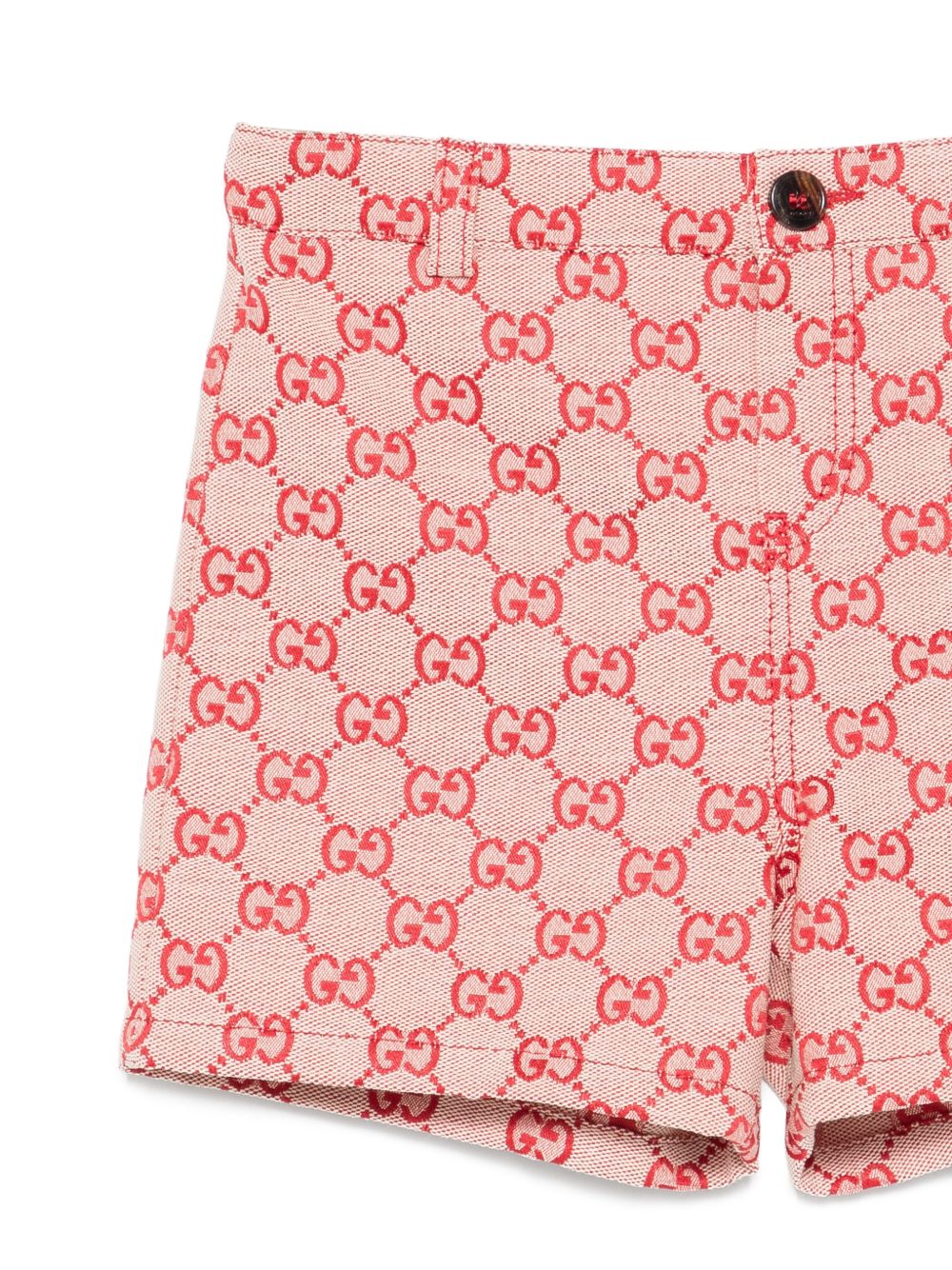 Bermuda rosso/beige per neonato 853864XWA7F 9369 Gucci Kids 