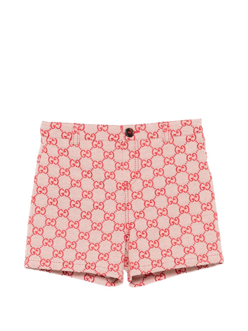 Bermuda rosso/beige per neonato 853864XWA7F 9369 Gucci Kids 