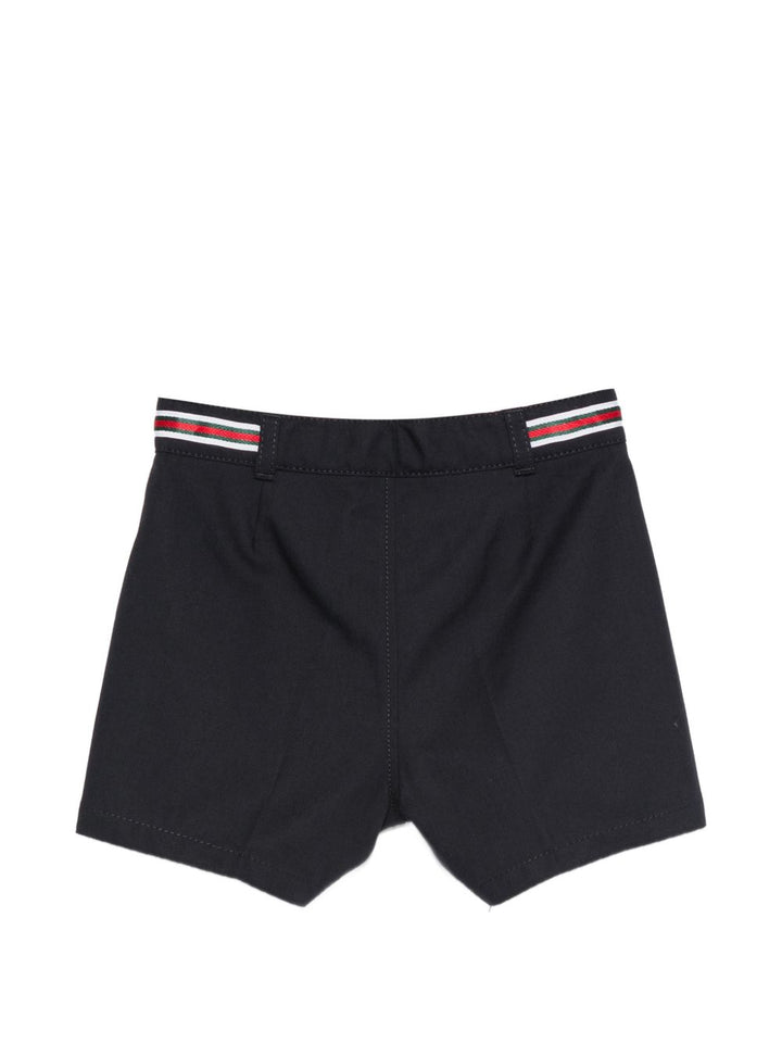 Bermuda blu navy per neonato 854113XWA7E 4330 Gucci Kids 