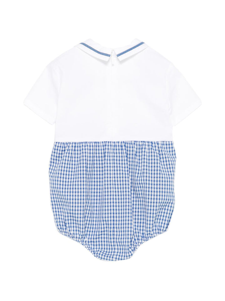 Tutina bianca/blu per neonato 854181XWA7Y 4337 Gucci Kids 