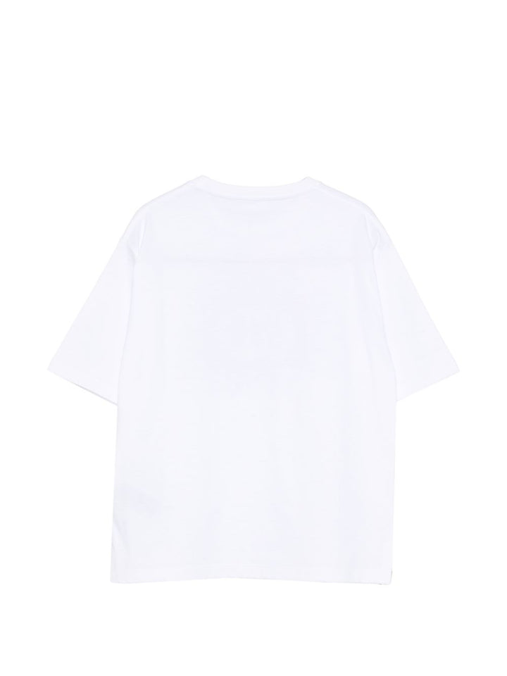 T-shirt bianca per bambino 855551XJHO7 9056 Gucci Kids 