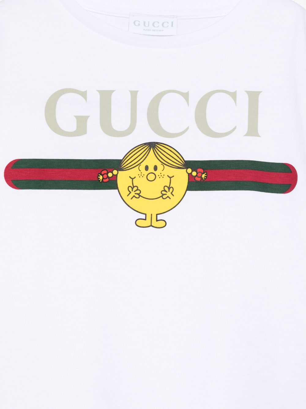 T-shirt bianca per bambino 857205XJHRG 9320 Gucci Kids 