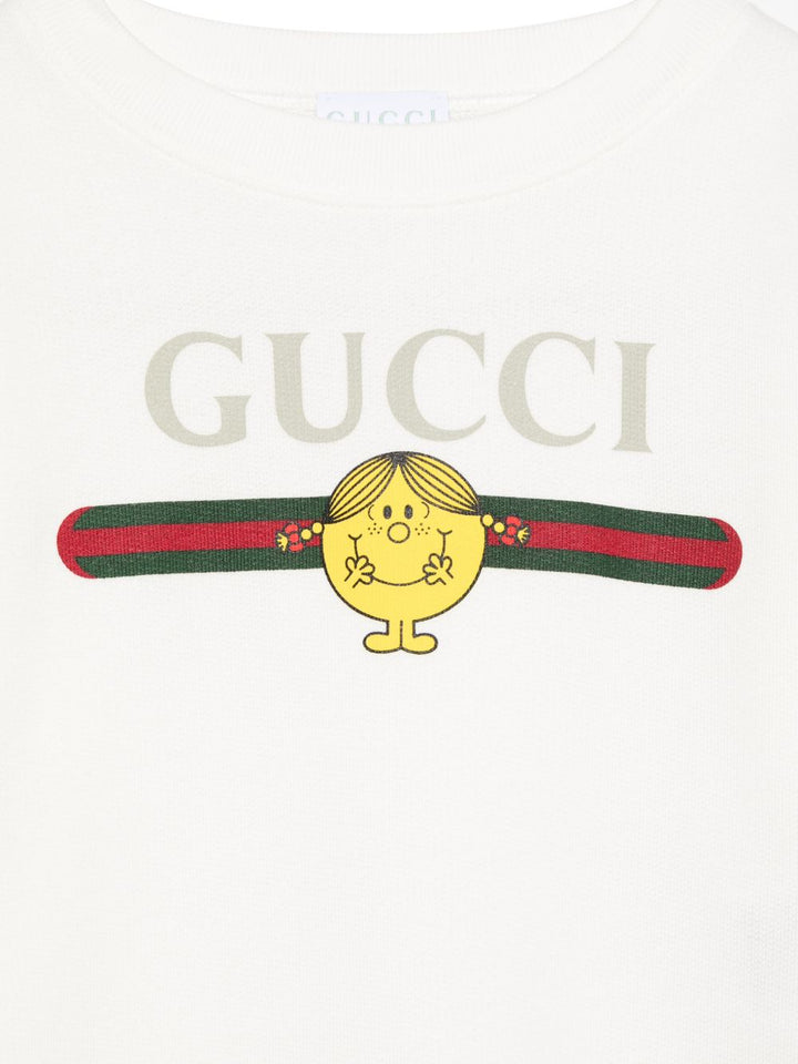 Felpa bianca per bambino 857208XJHRH 9214 Gucci Kids 