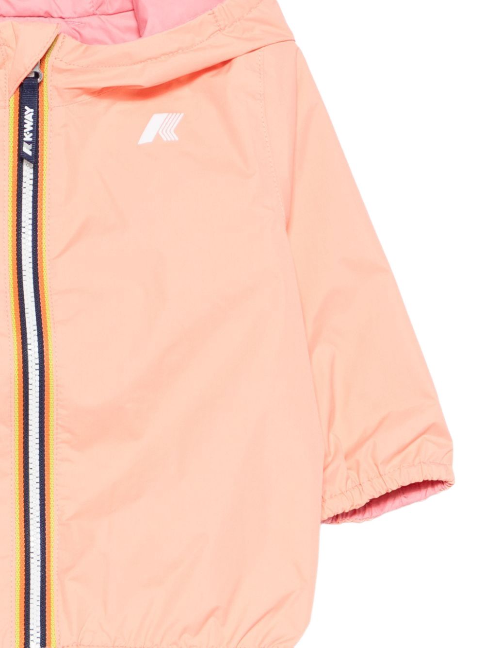 Giubbotto rosa/arancione per neonata K2123IW C54 K-Way Kids 