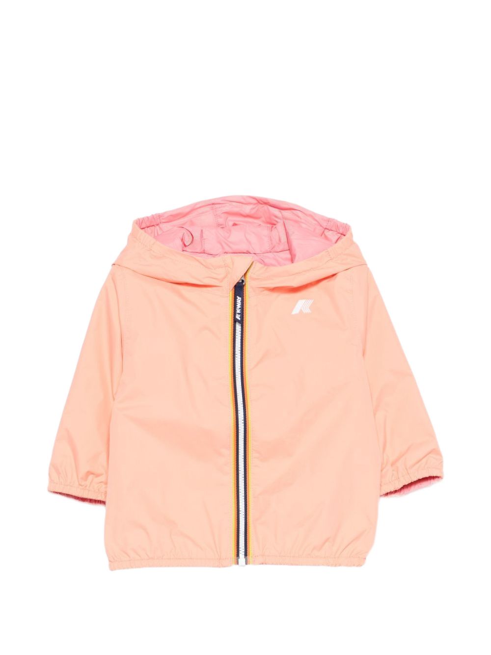 Giubbotto rosa/arancione per neonata K2123IW C54 K-Way Kids 