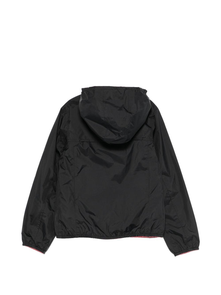 Giubbotto nera/rosa per bambina K61313W C62 K-Way Kids 