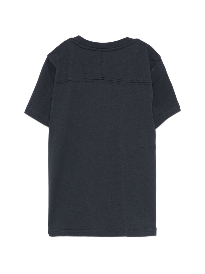 T-shirt blu scuro per bambino K7133YW K89 K-Way Kids 