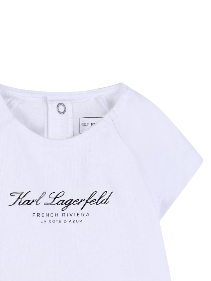 Completo rosa/bianco/nero Z31055 N54 Karl Lagerfeld Kids 