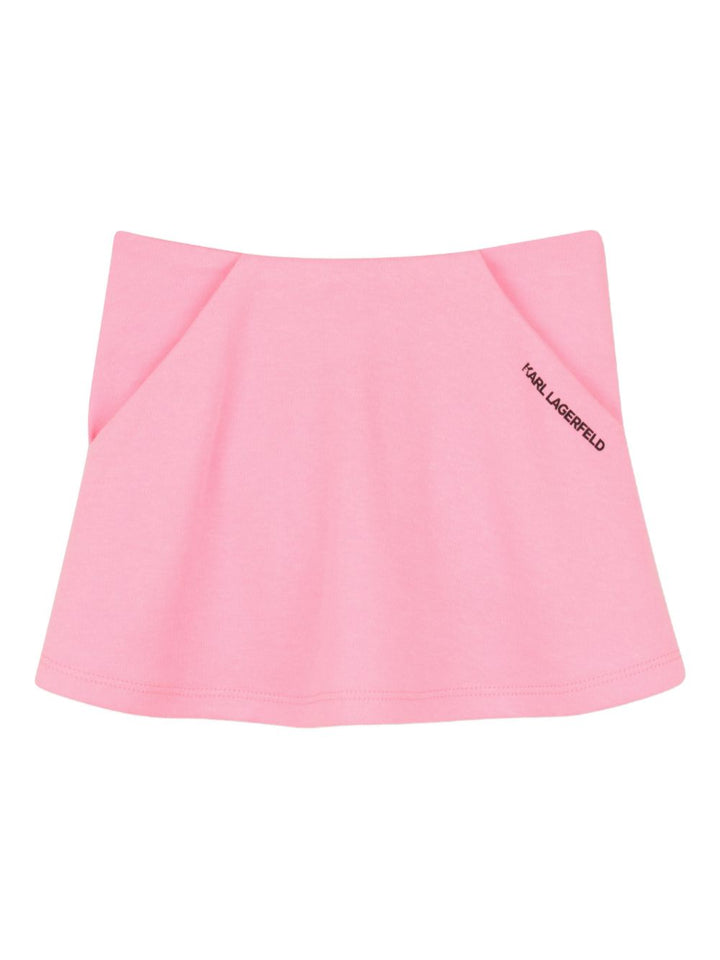 Completo rosa/bianco/nero per neonata Z31065 462 Karl Lagerfeld Kids 
