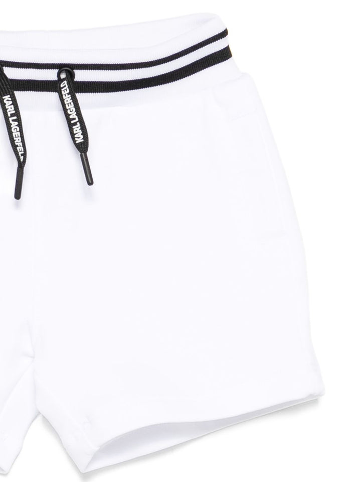 Completo bianco/nero per neonato Z31074 10P Karl Lagerfeld Kids 