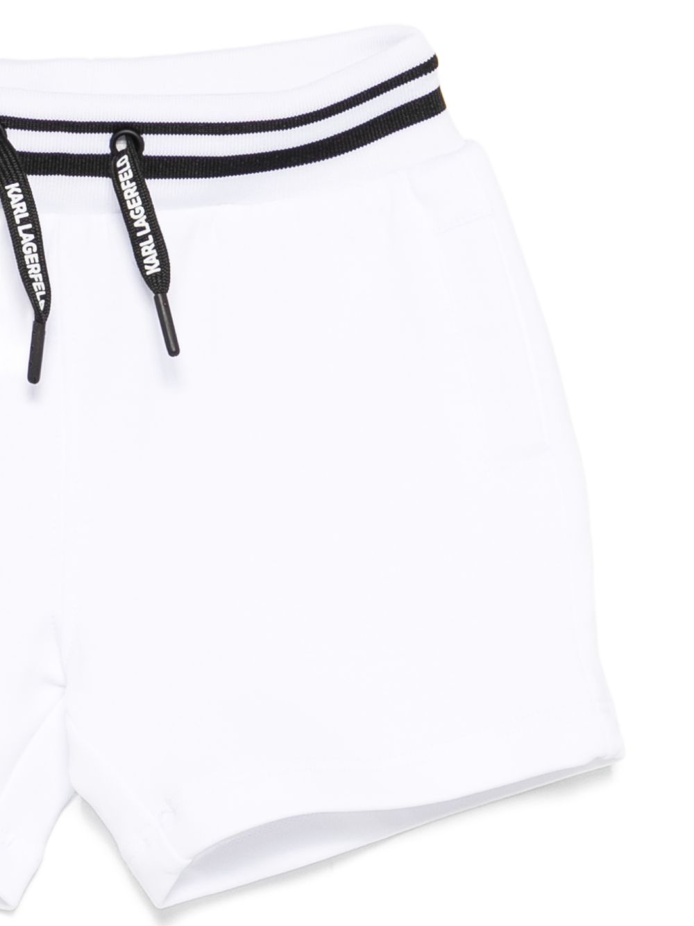 Completo bianco/nero per neonato Z31074 10P Karl Lagerfeld Kids 