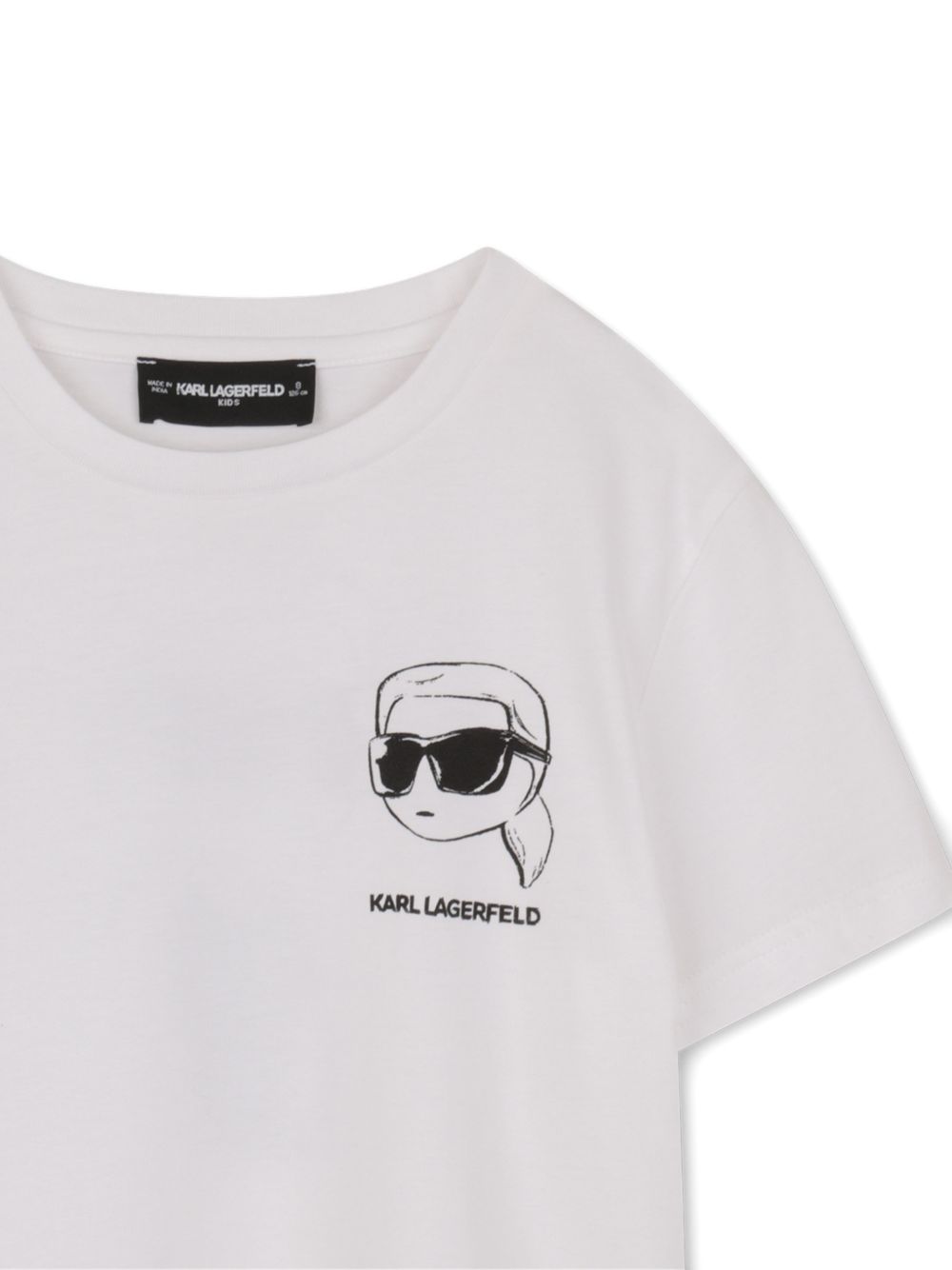 T-shirt bianco per bambino Z31103 10P Karl Lagerfeld Kids 