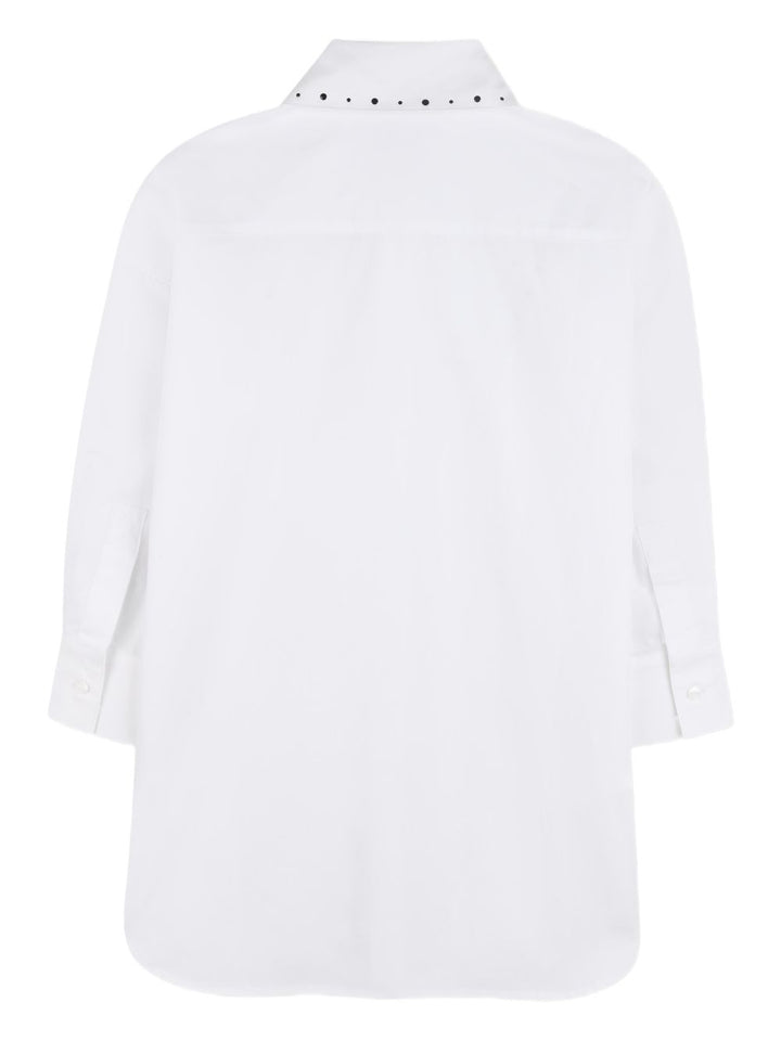 Abito bianco per bambina Z31141 10P Karl Lagerfeld Kids 