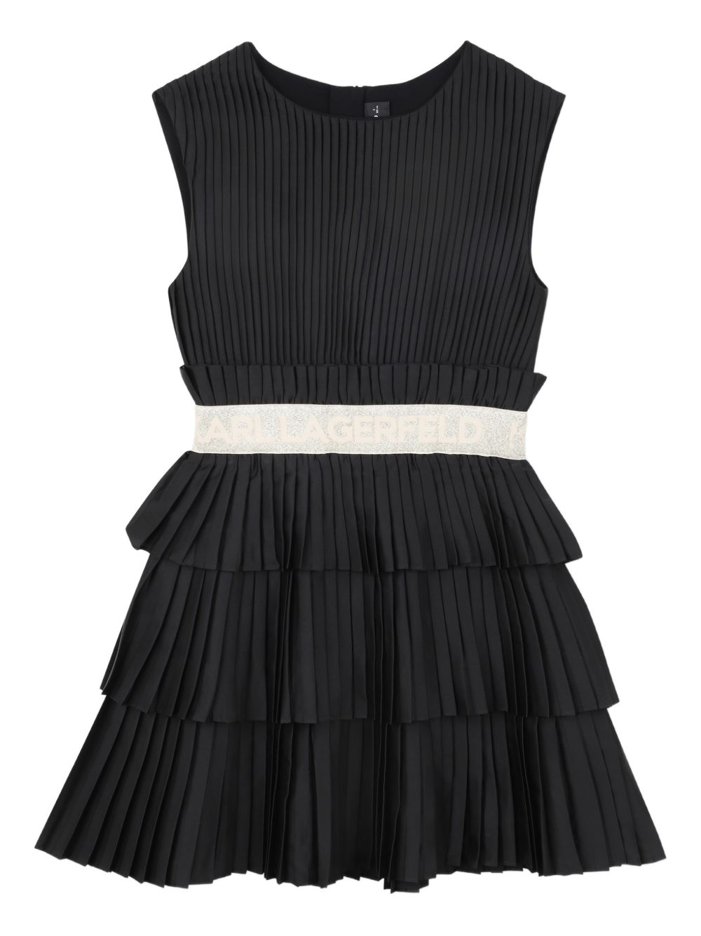 Abito nero per bambina Z31144 09B Karl Lagerfeld Kids 