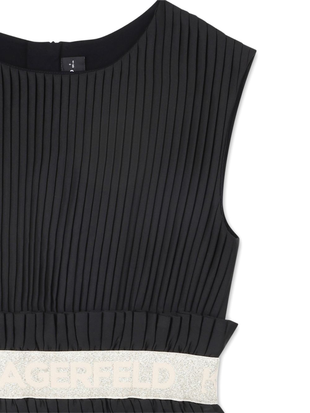 Abito nero per bambina Z31144 09B Karl Lagerfeld Kids 