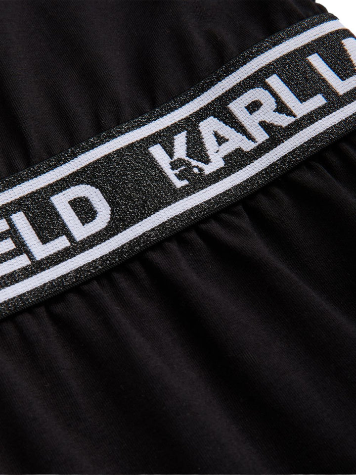 Abito nero per bambina Z31152 09B Karl Lagerfeld Kids 