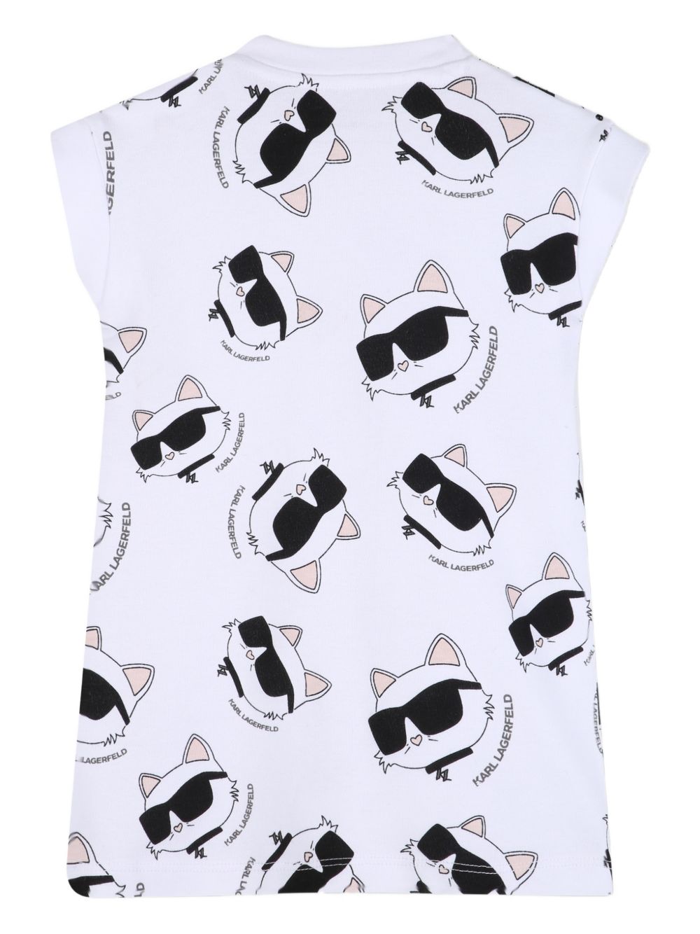 Abito bianco per neonata Z31260 10P Karl Lagerfeld Kids 