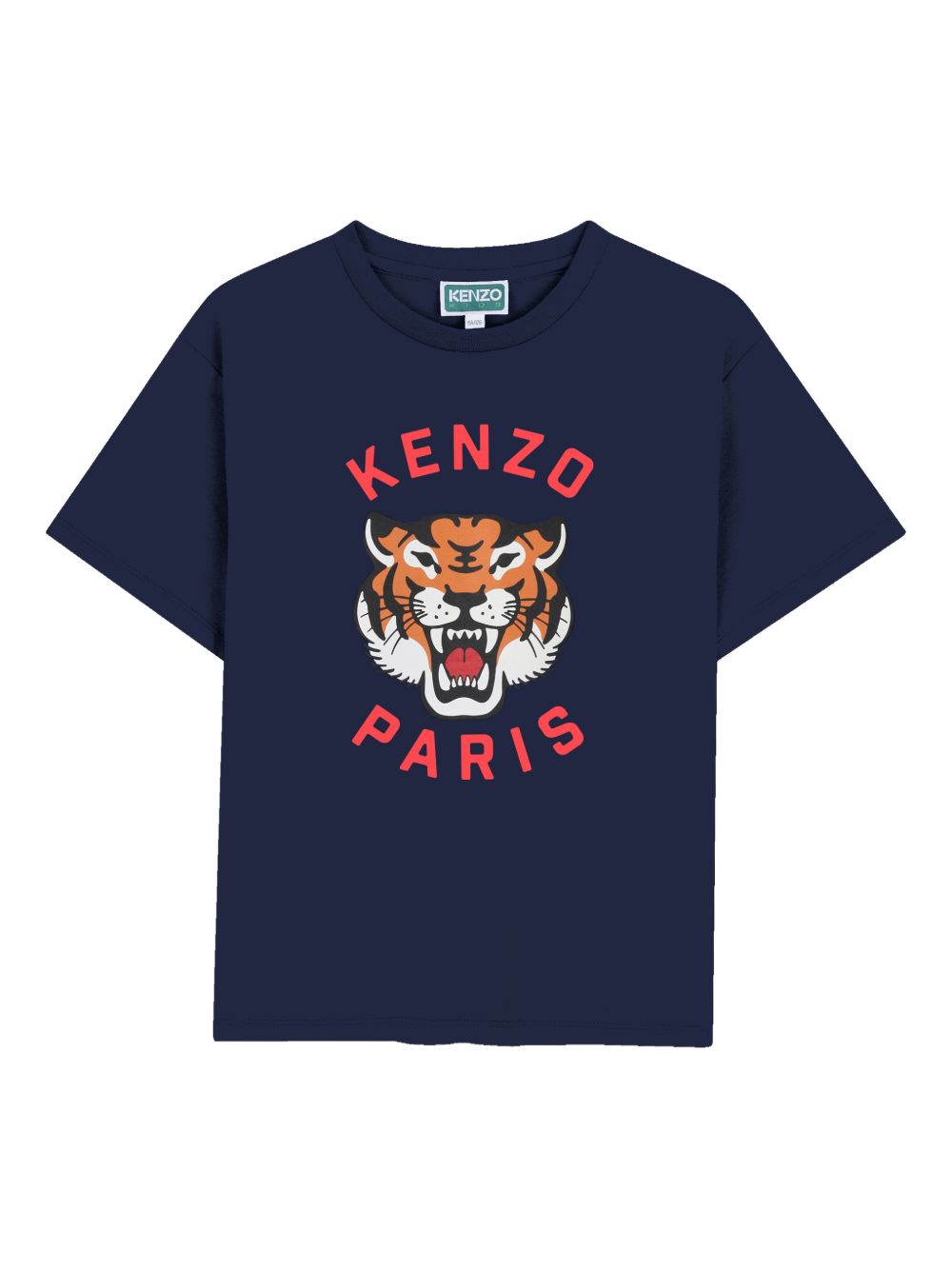 T-shirt blu scuro per bambino K61676 84N Kenzo Kids 