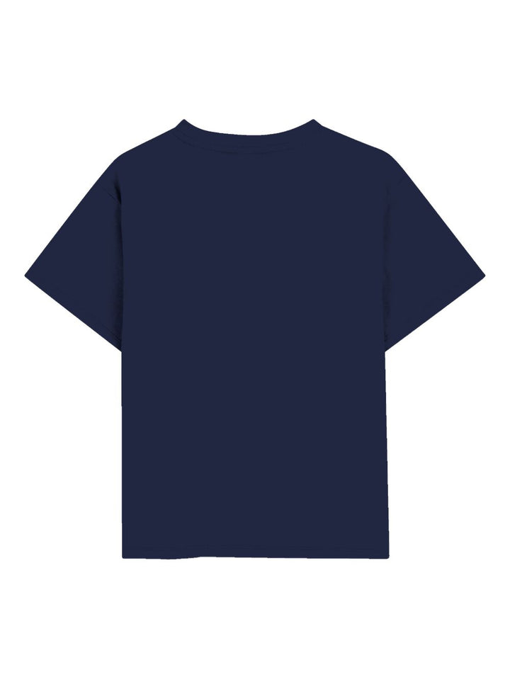 T-shirt blu scuro per bambino K61676 84N Kenzo Kids 