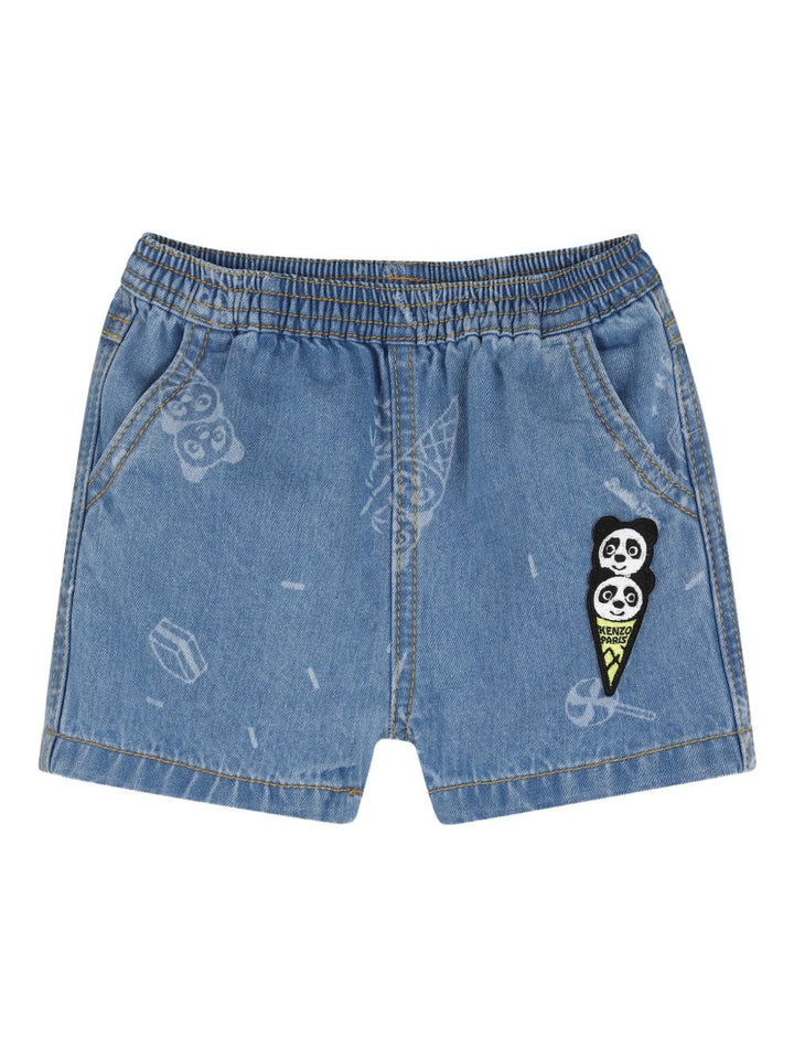 Bermuda blu chiaro per neonato K61710 Z45 Kenzo Kids 