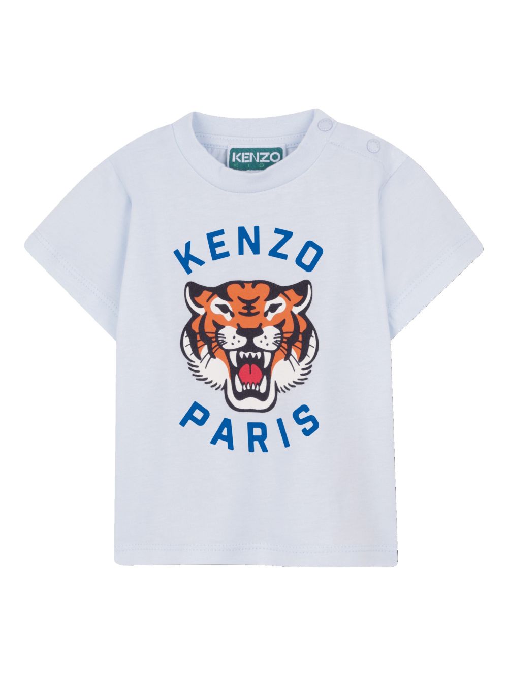 T-shirt azzurra per neonato K61721 77M Kenzo Kids 