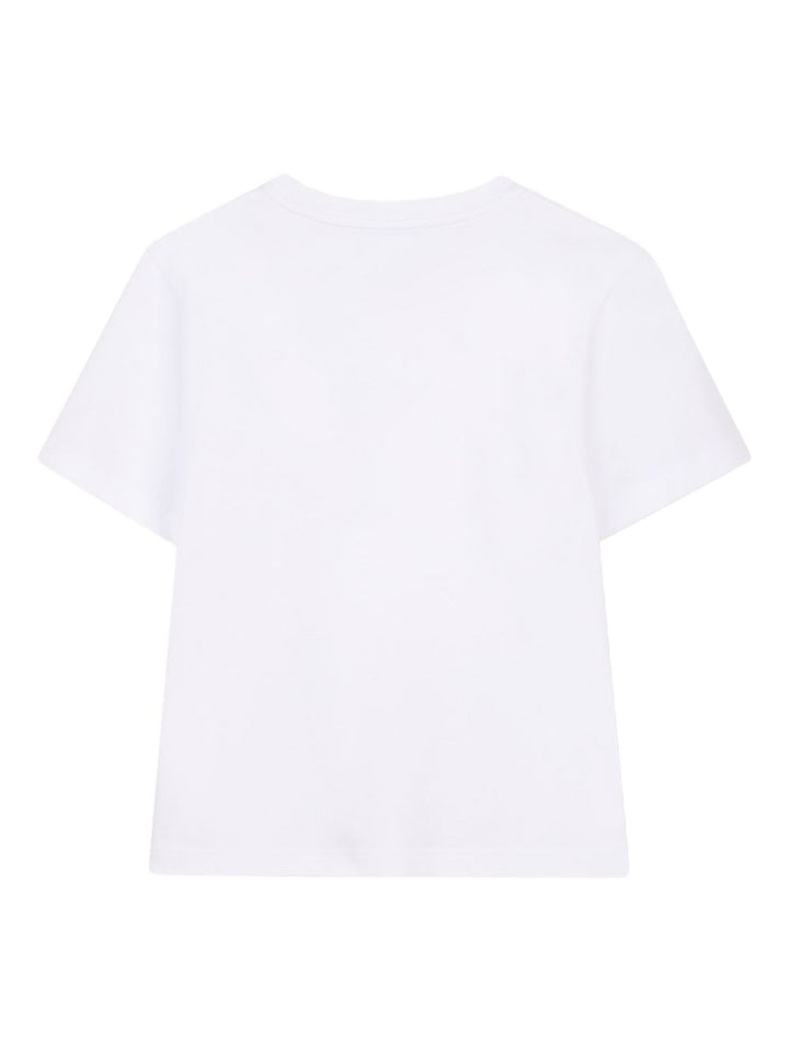 T-shirt bianco per bambina N30335 10P Lanvin Enfant 