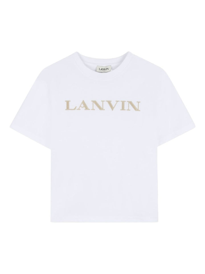 T-shirt bianco per bambino N30360 10P Lanvin Enfant 
