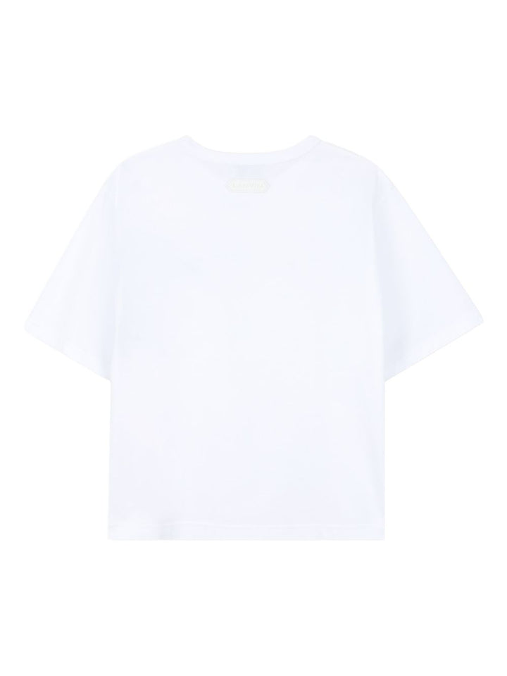 T-shirt bianca per bambino N30362 N48 Lanvin Enfant 