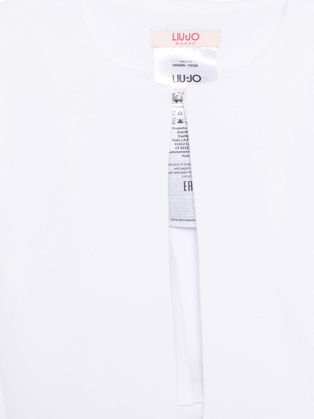Giacca bianca per bambina GA6036T4508 10601 Liu Jo 