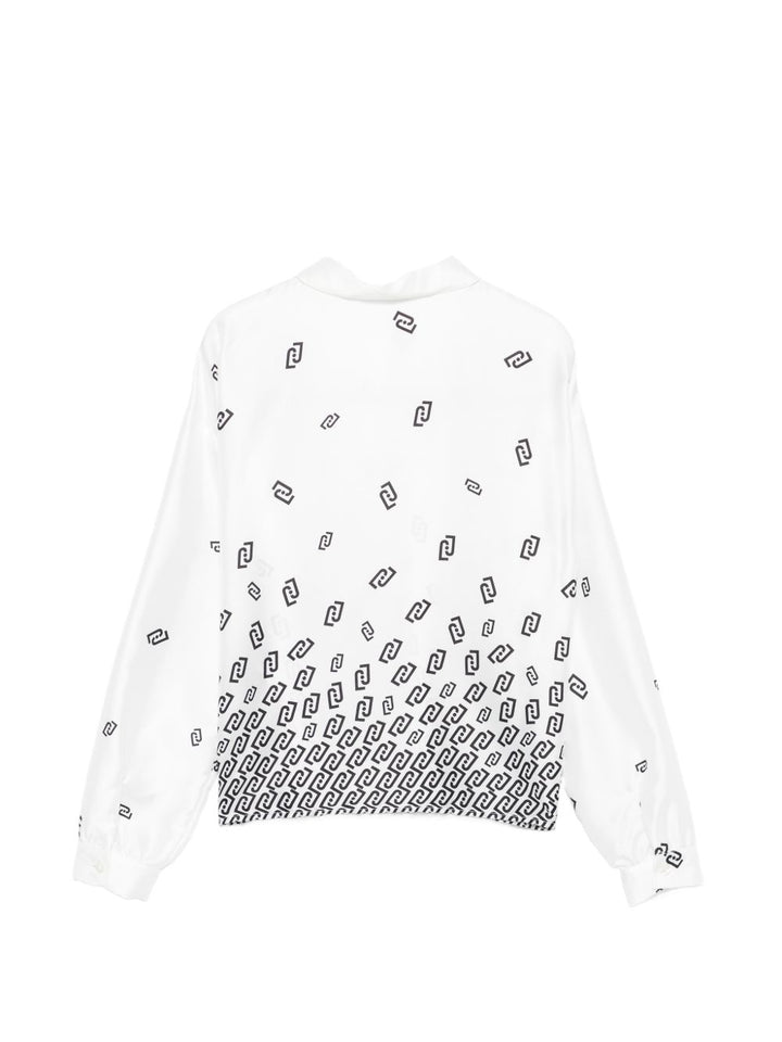 Camicia bianco/nero per bambina GA6051T0987 P9403 Liu Jo 