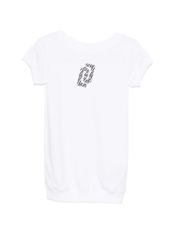 Abito bianco per bambina GA6103FS858 10601 Liu Jo 