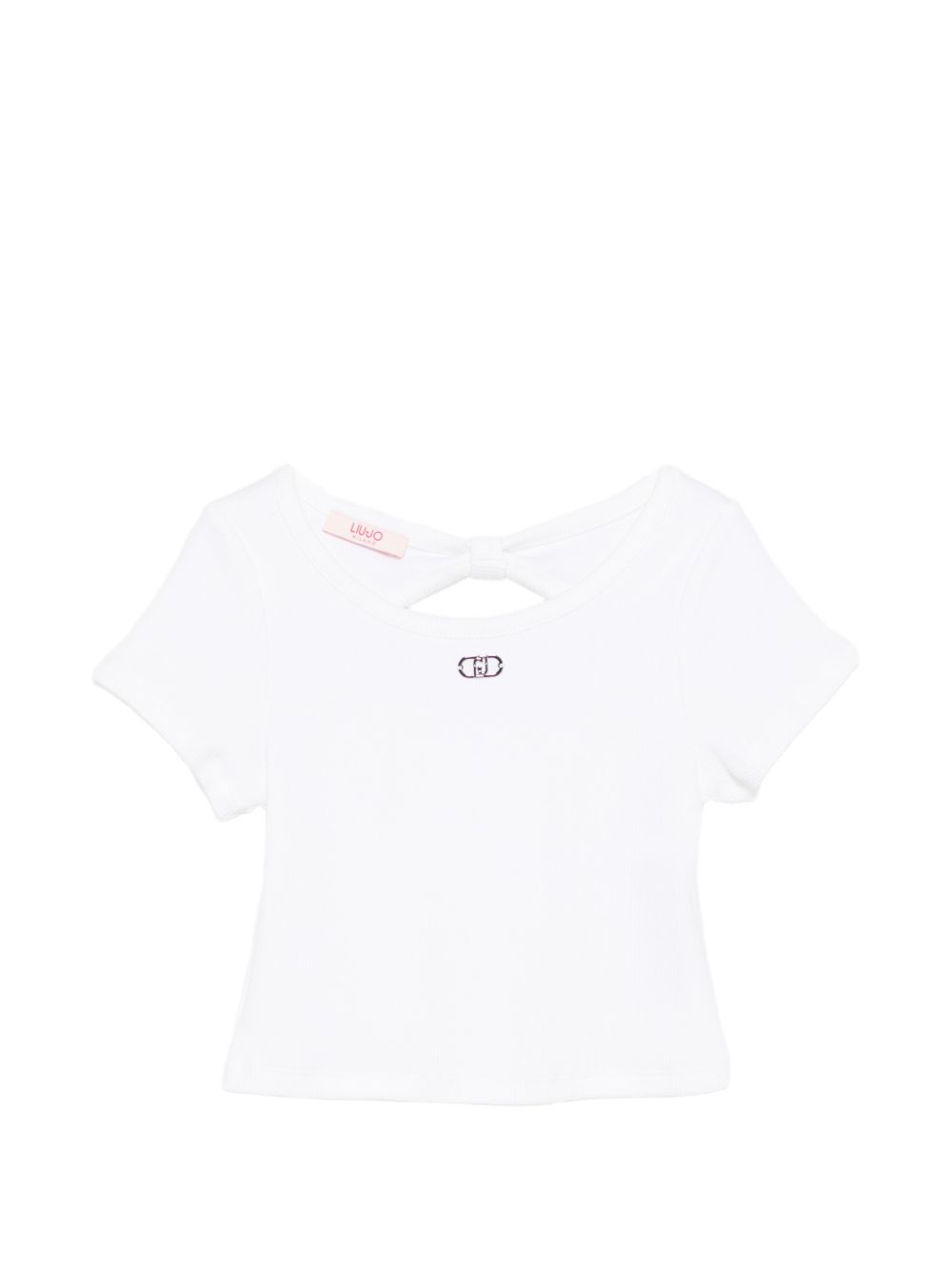 T-shirt bianca per bambina GA6152J4822 10601 Liu Jo 