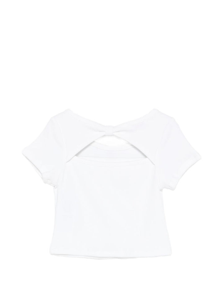 T-shirt bianca per bambina GA6152J4822 10601 Liu Jo 