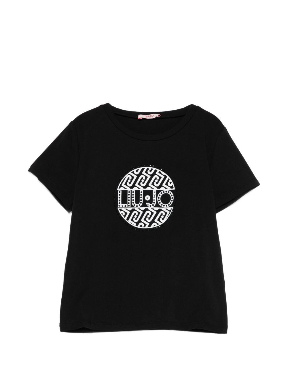 T-shirt nera per bambina GA6156JS003 22222 Liu Jo 