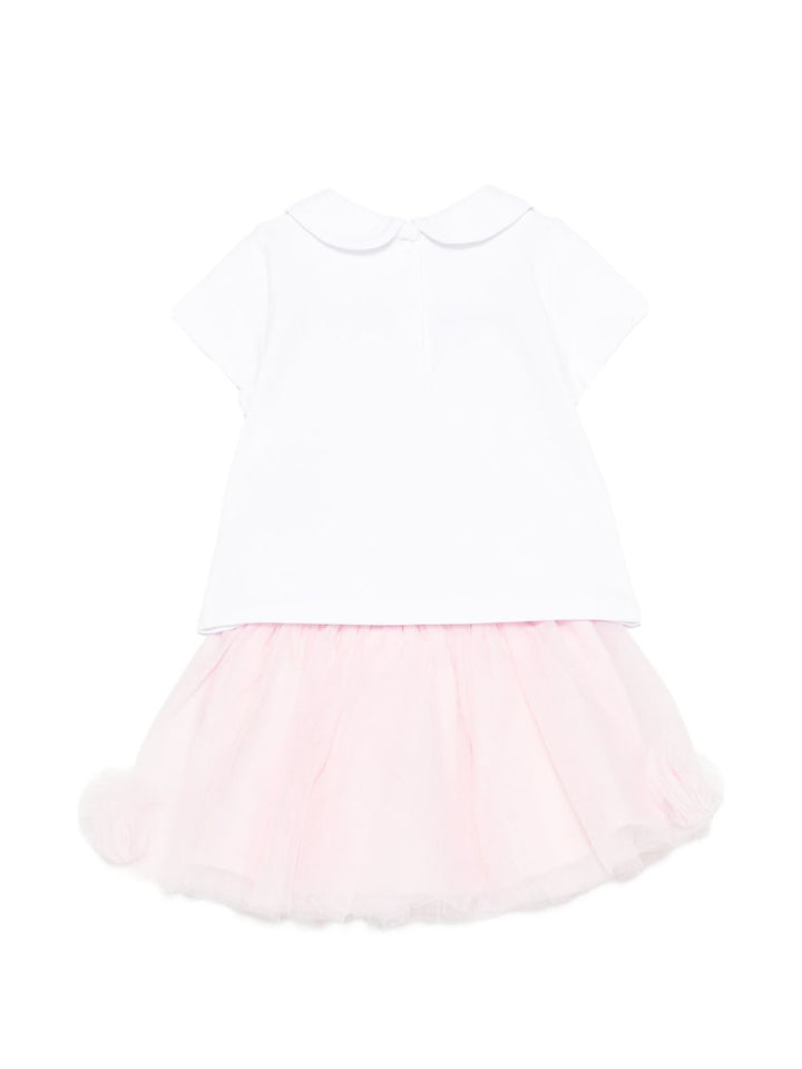 Completo bianco/rosa per neonata HA6008J9239 C3863 Liu Jo 