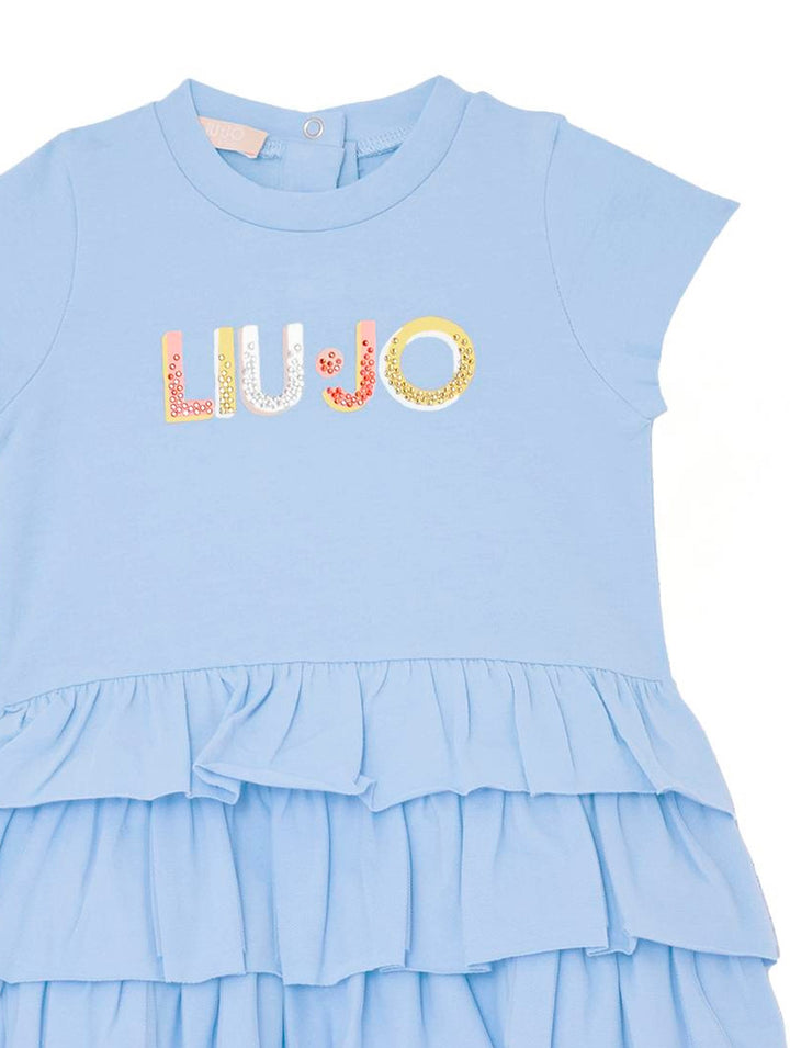 Abito blu per neonata HA6069JS003 44121 Liu Jo 