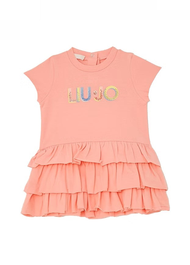 Abito coral per neonata HA6069JS003 X0244 Liu Jo 